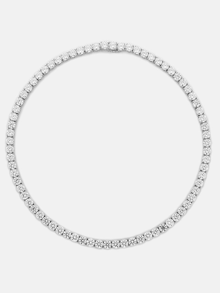 925 Sterling Silver Moissanite Tennis Chain