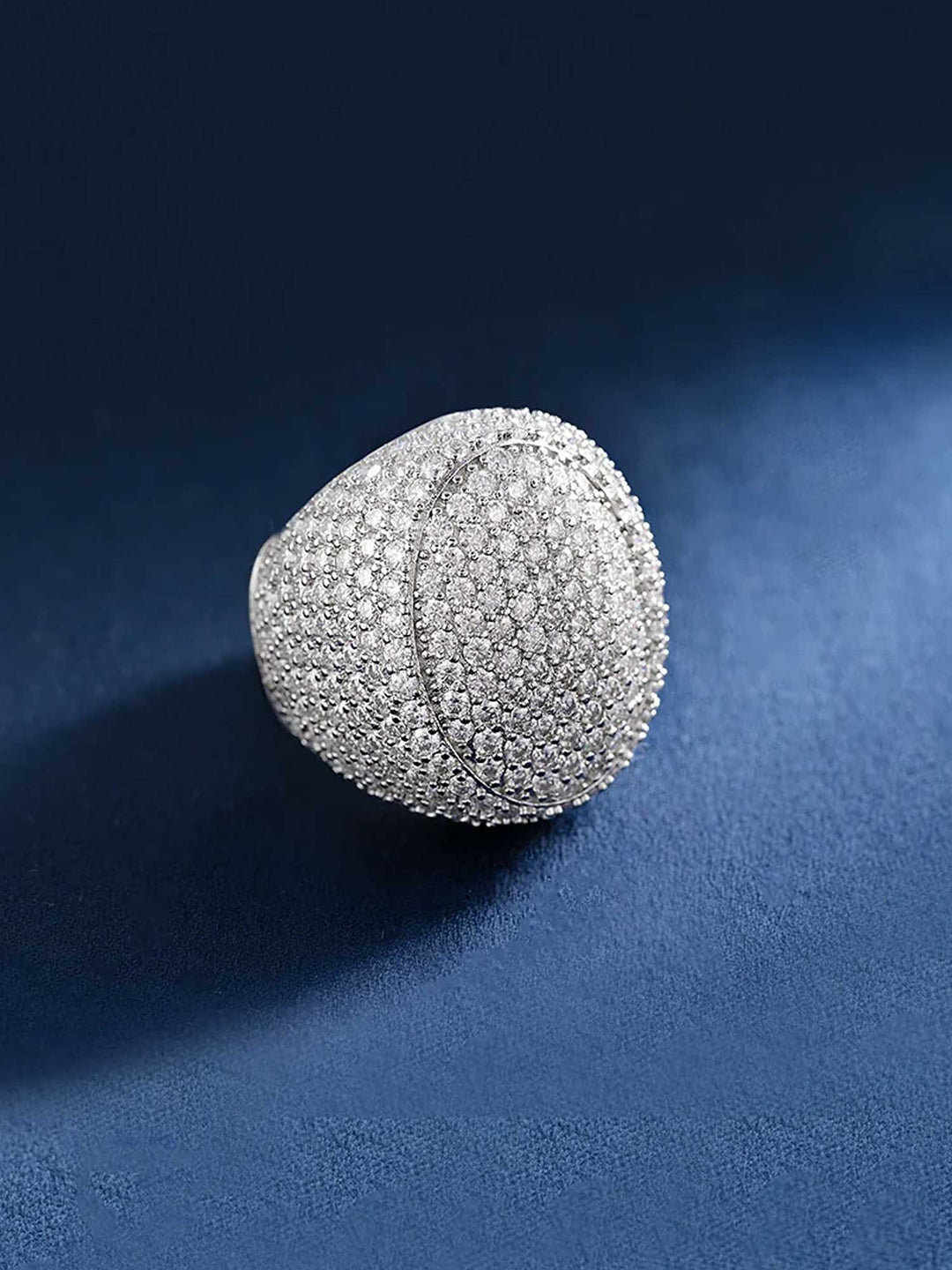 S925 Moissanite Large Oval Ring