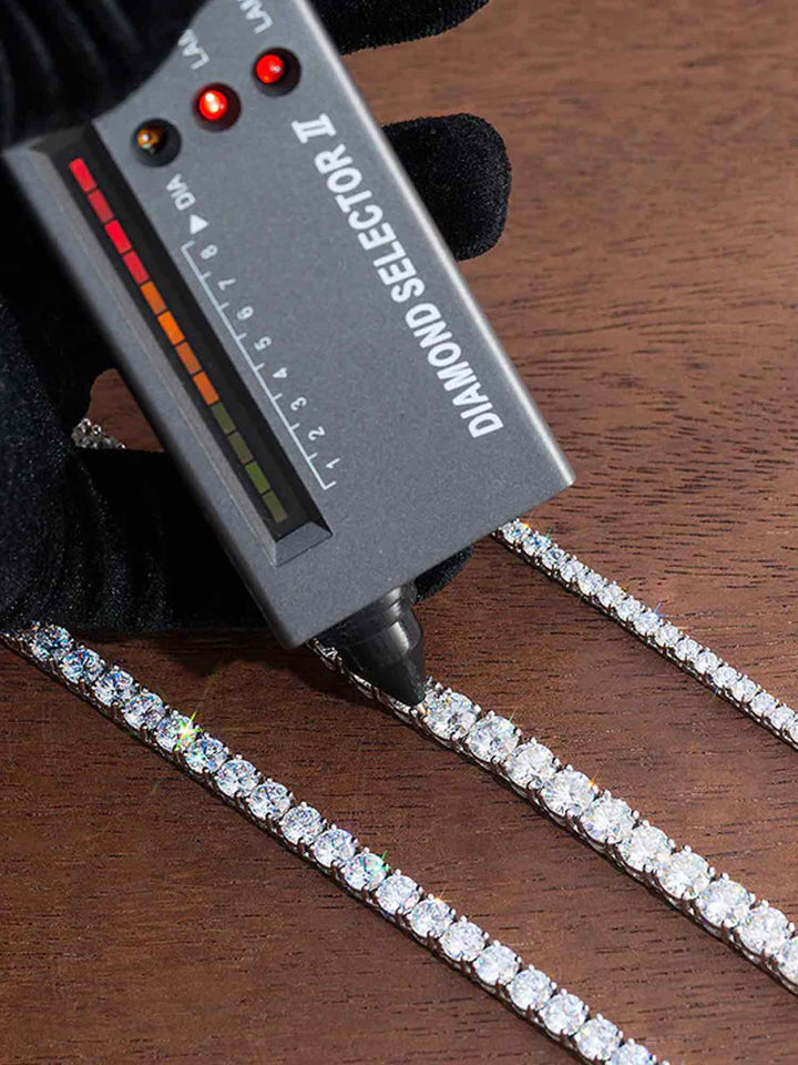 925 Sterling Silver Moissanite Tennis Bracelet
