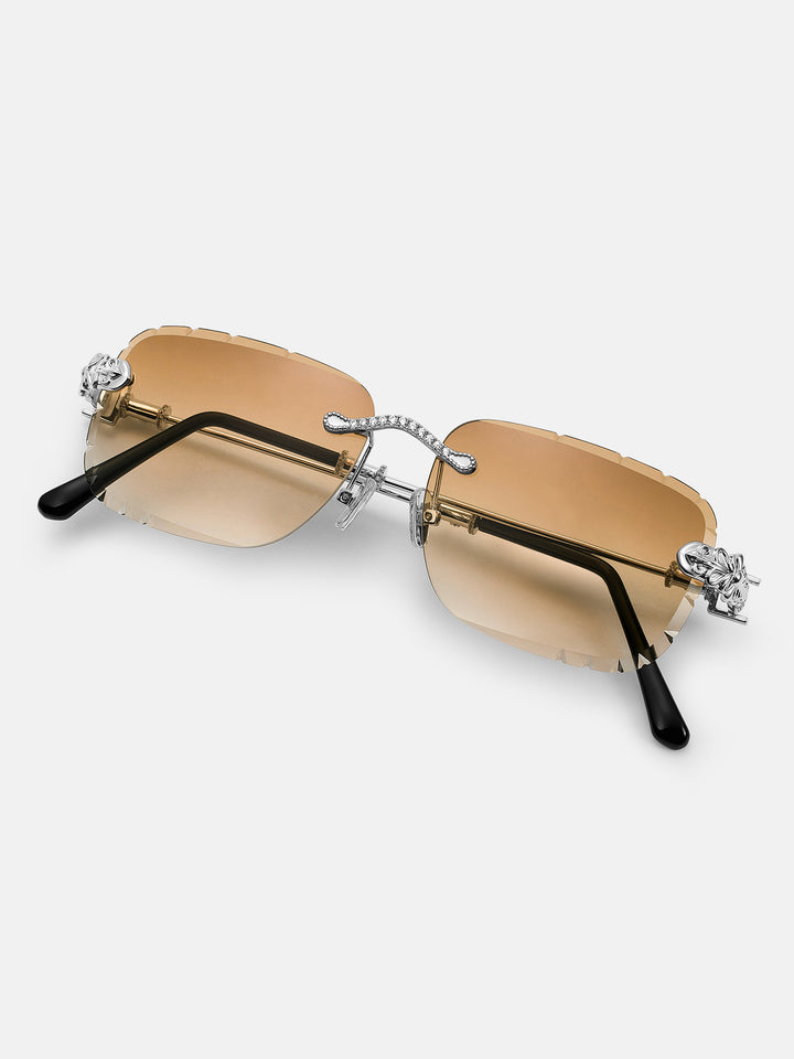 Catholic Cross Moissanite Sunglasses