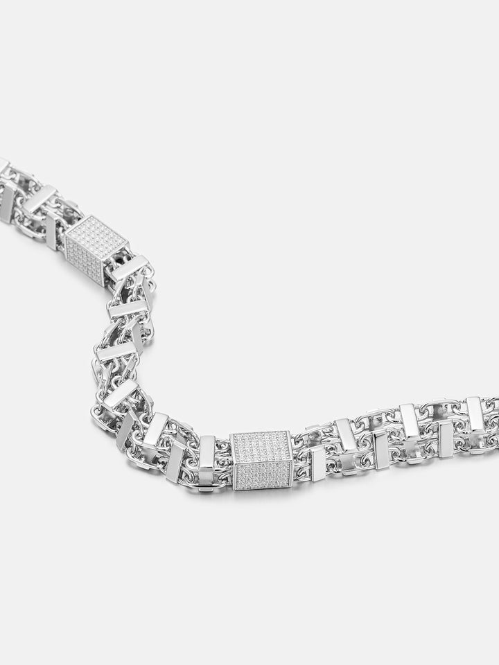 Made to Order 9mm Moissanite Italian Cage Style Chain