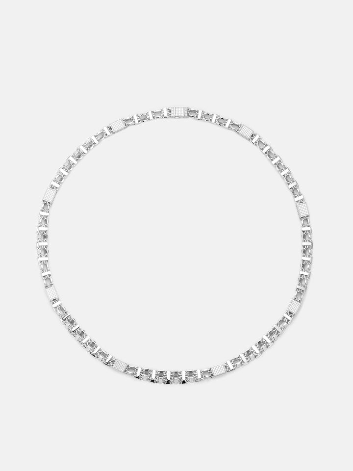 Made to Order 9mm Moissanite Italian Cage Style Chain