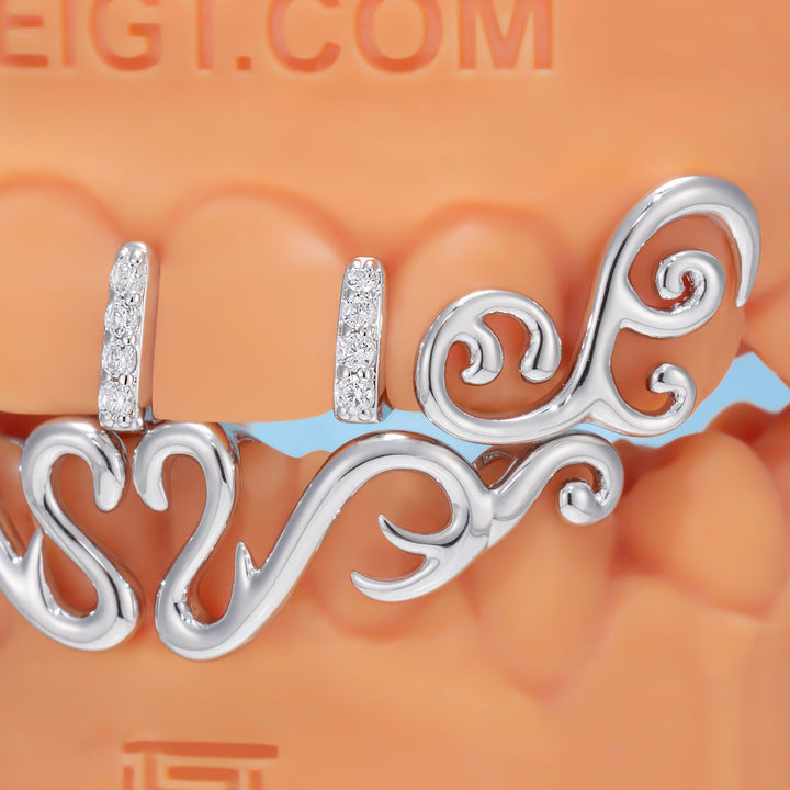 Abstract Symmetrical Line Grillz
