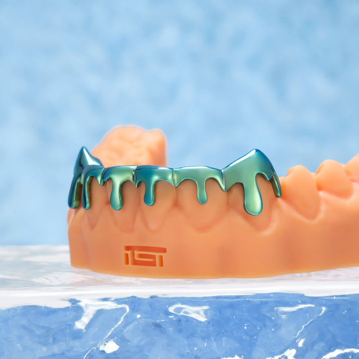 Acid Drip Neon Green Slime Grillz