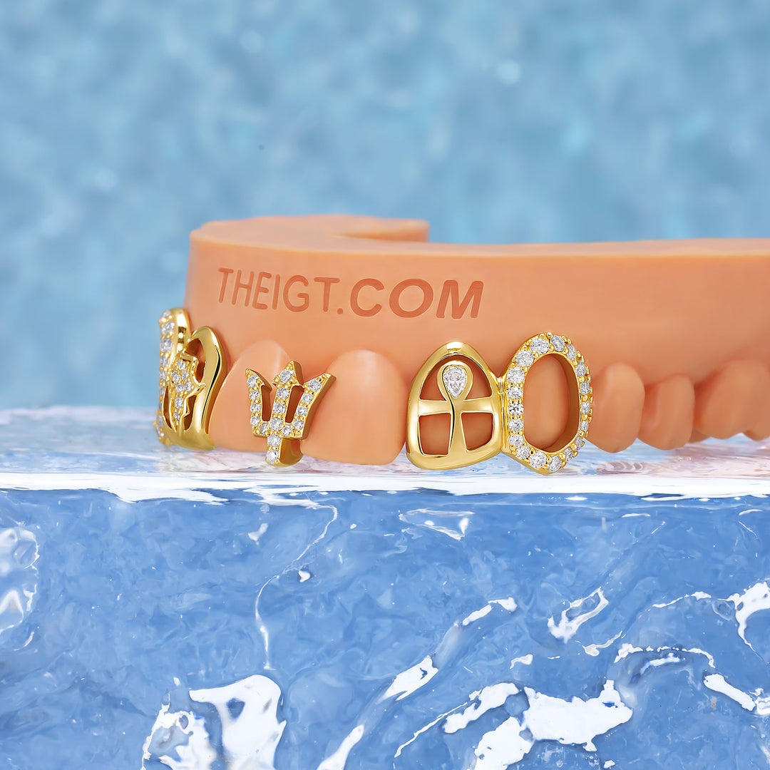 Ankh & Trident Empire Grillz