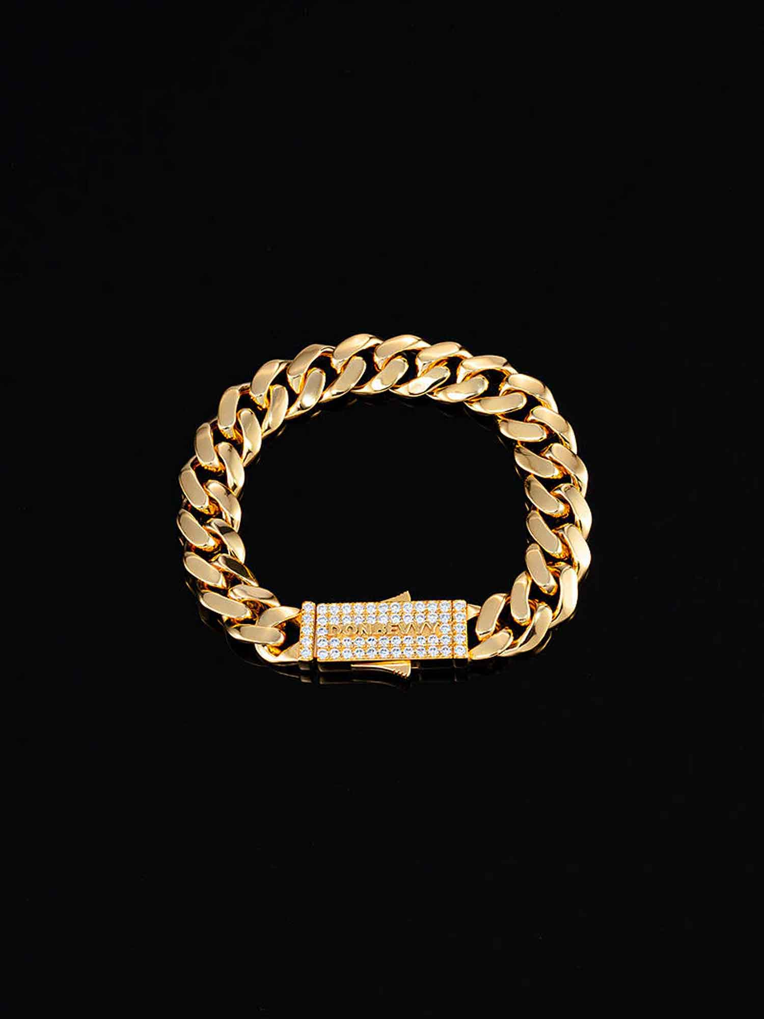 10mm S925 Miami Cuban Bracelet With Moissanite Clasp