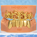 Baroque Scrollwork Filigree Polished Solid Grillz