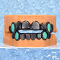 Black Shell & Opal Fang Grillz