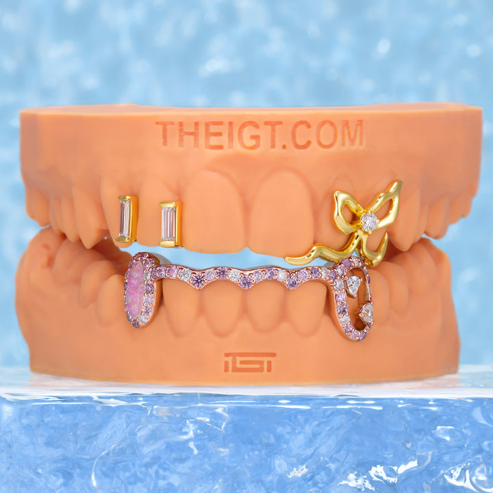 Bow Spacer & Pink Wave Bar Set