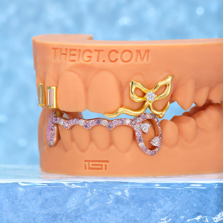 Bow Spacer & Pink Wave Bar Set