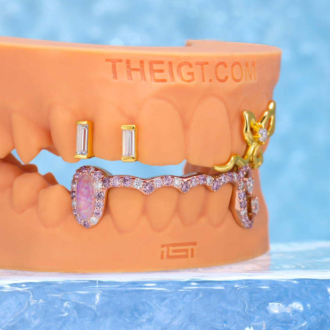 Bow Spacer & Pink Wave Bar Set