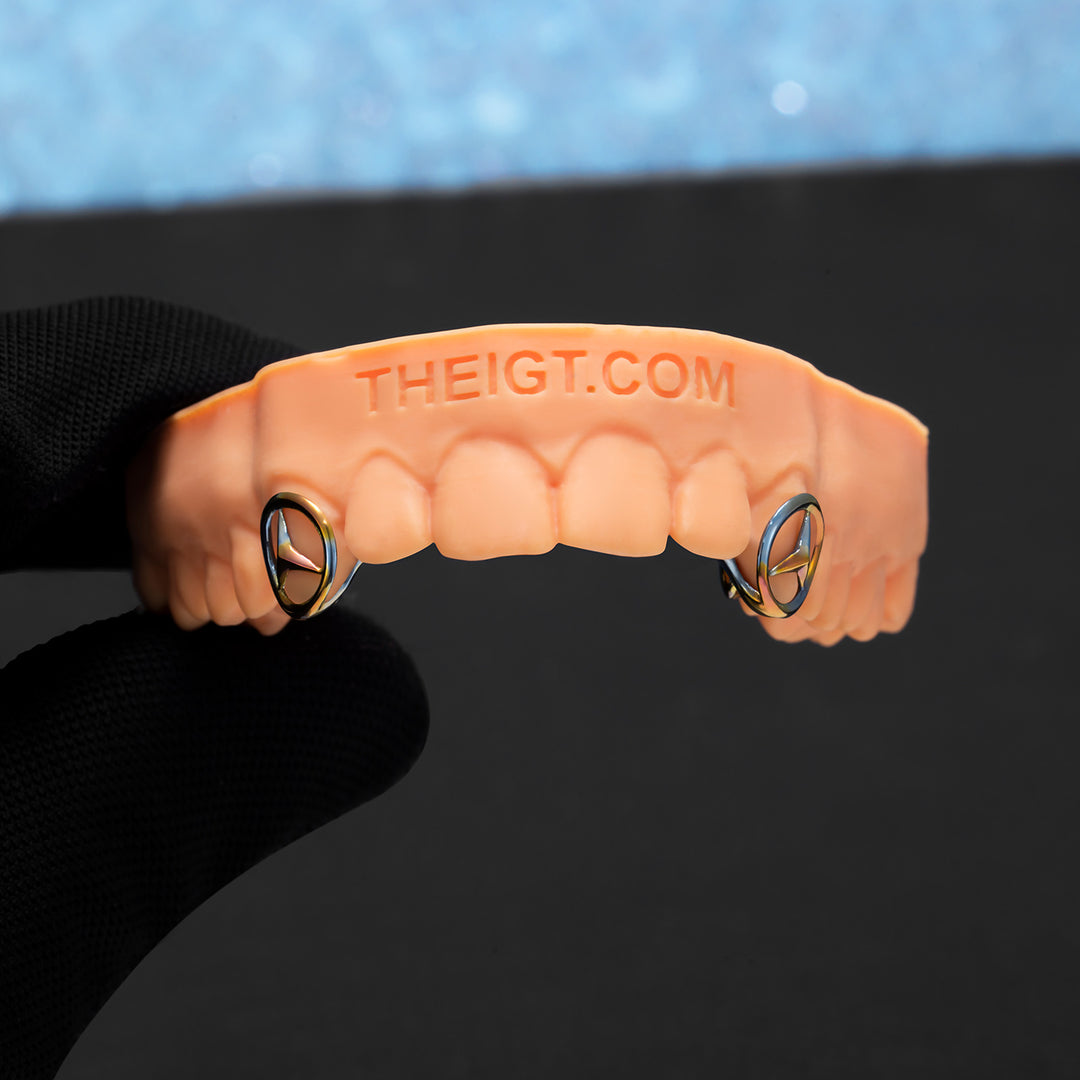 Bz Log Heat-Tinted Titanium Grillz