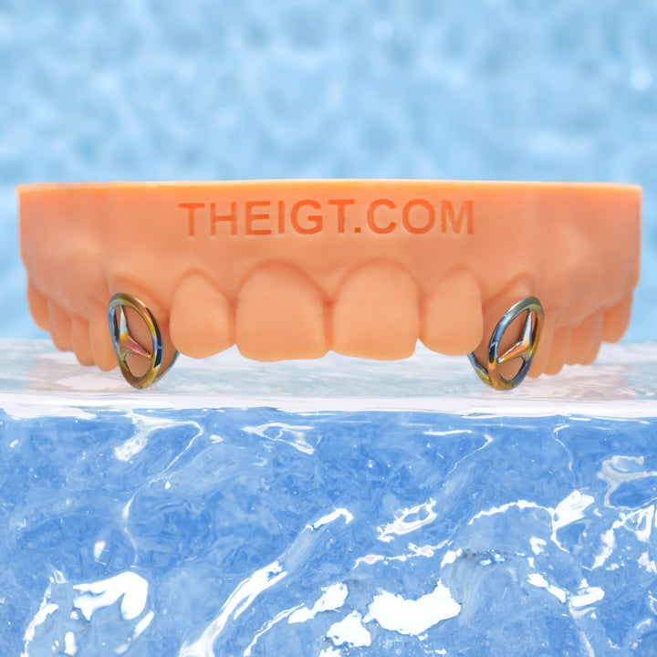 Bz Log Heat-Tinted Titanium Grillz