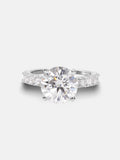 S925 STERLING SLIVER CUSTOM 4CT ENGAGEMENT RING