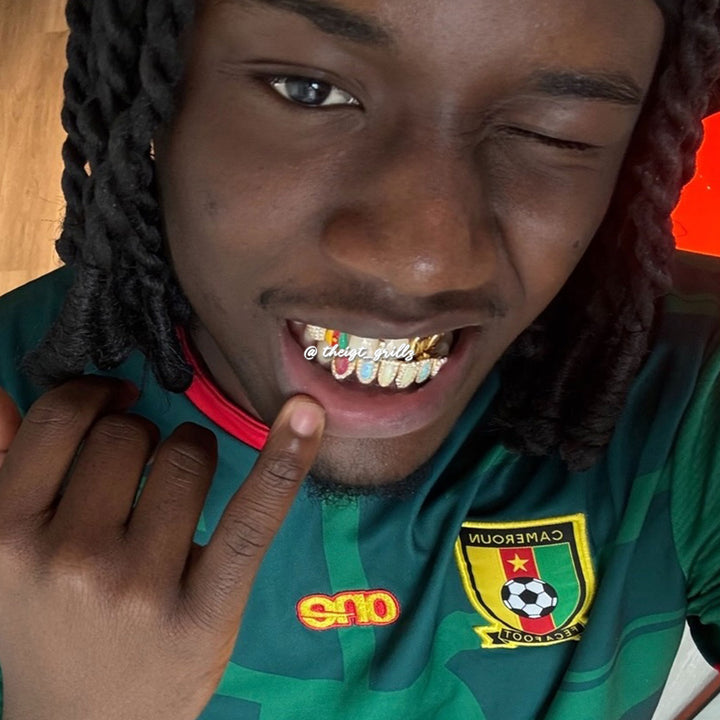 Cameroon Pride & Opal Grillz