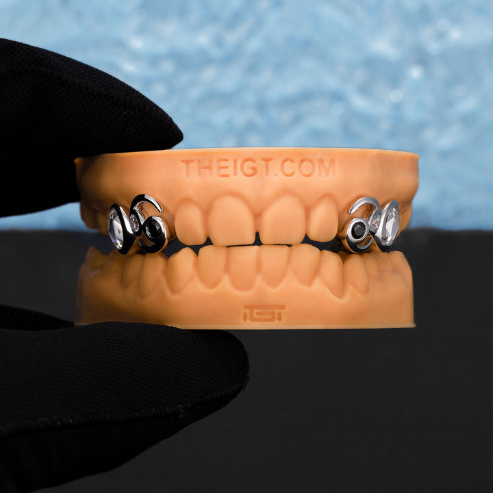 Cancer Zodiac Sign Double Cap Grillz