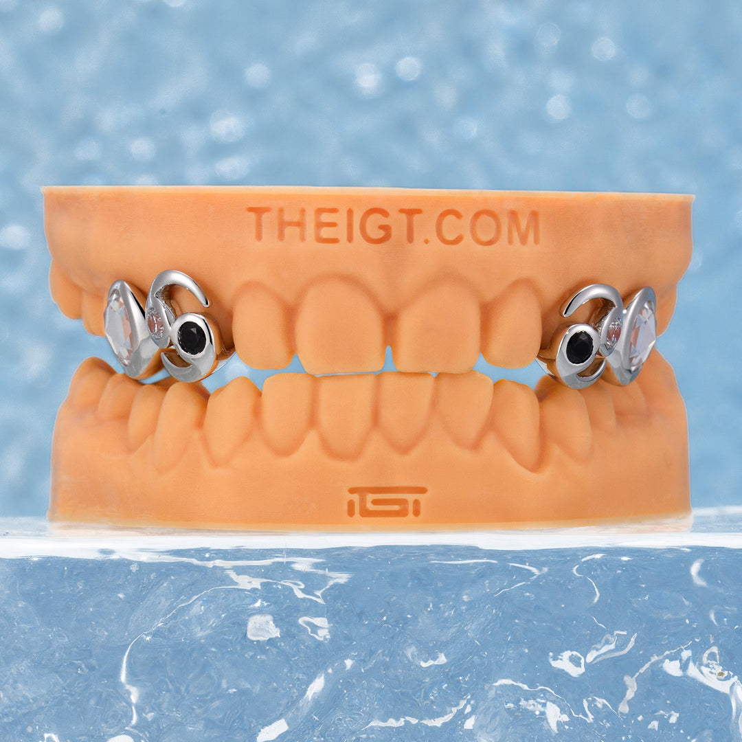Cancer Zodiac Sign Double Cap Grillz