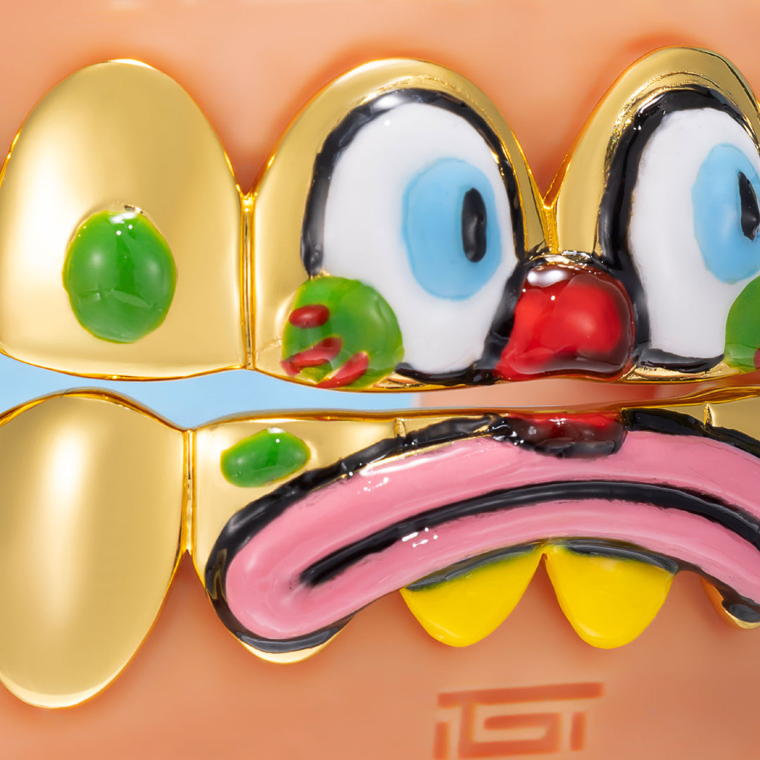 Clown Mask Enamel Polished Grillz - ICEGIANT