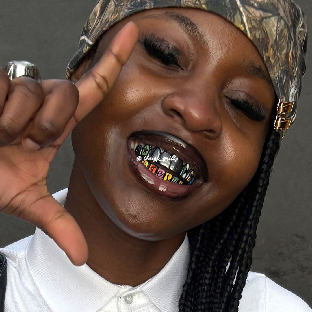 Colorful Gospel Grillz: Bible Over Jesus