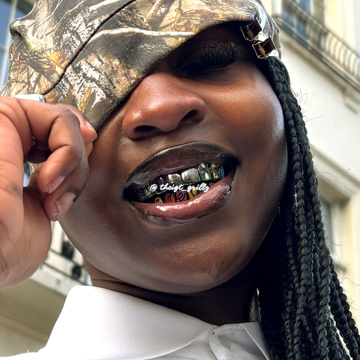 Colorful Gospel Grillz: Bible Over Jesus