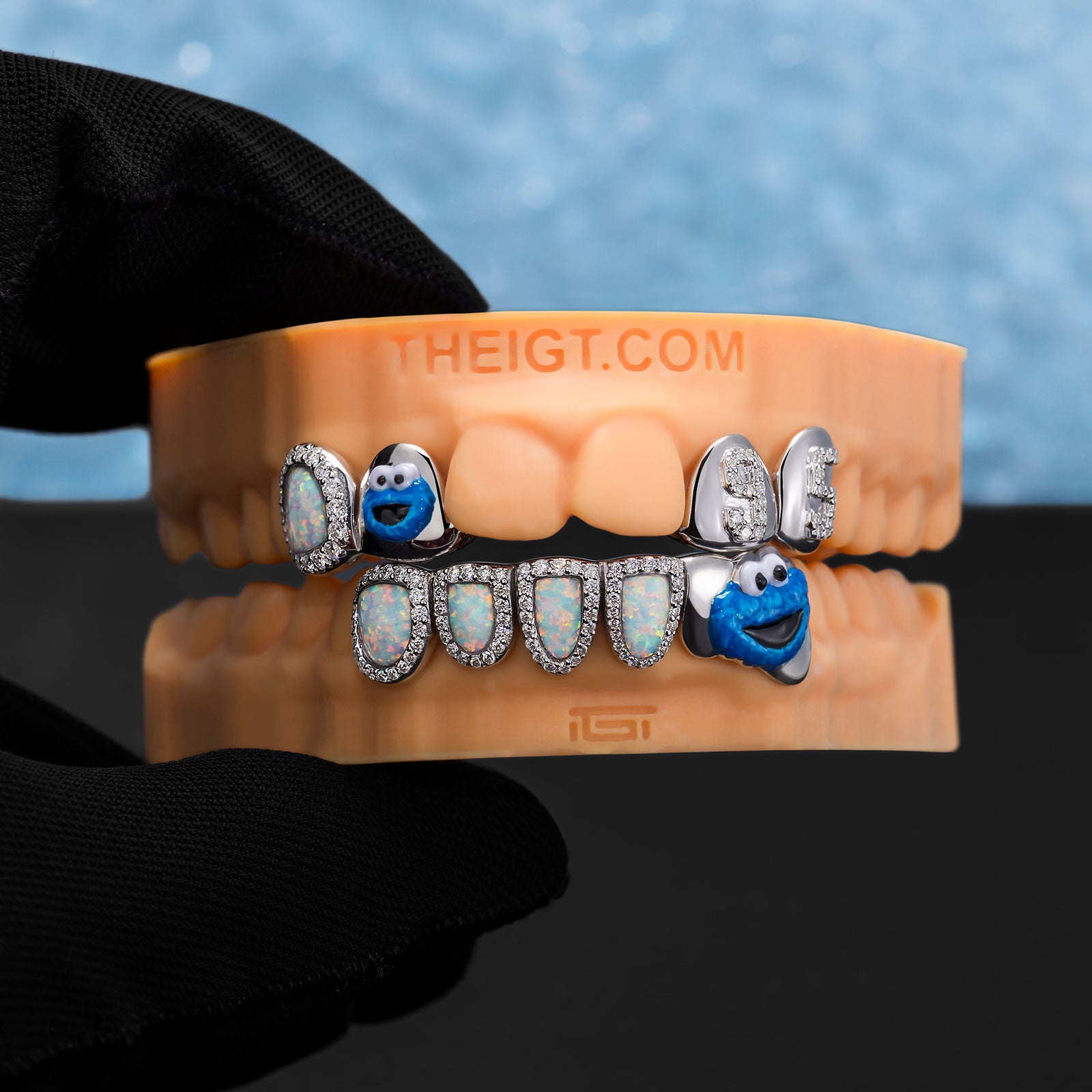 Cookies Grillz – Opal & Diamond Design | TheIGT – ICEGIANT