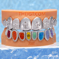 Cross & Multi-Opal Grillz