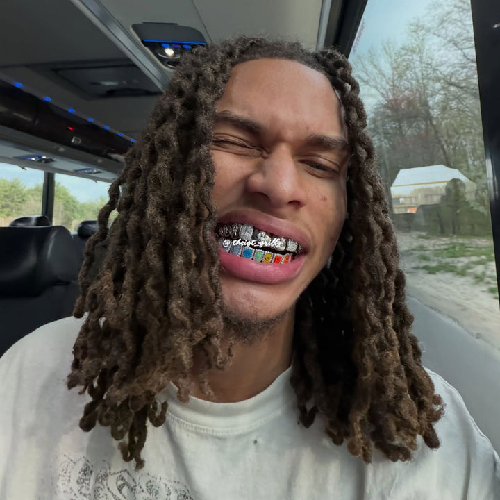 Cross & Multi-Opal Grillz