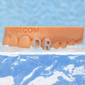 Custom 2 Tooth "DR" Letter Grillz
