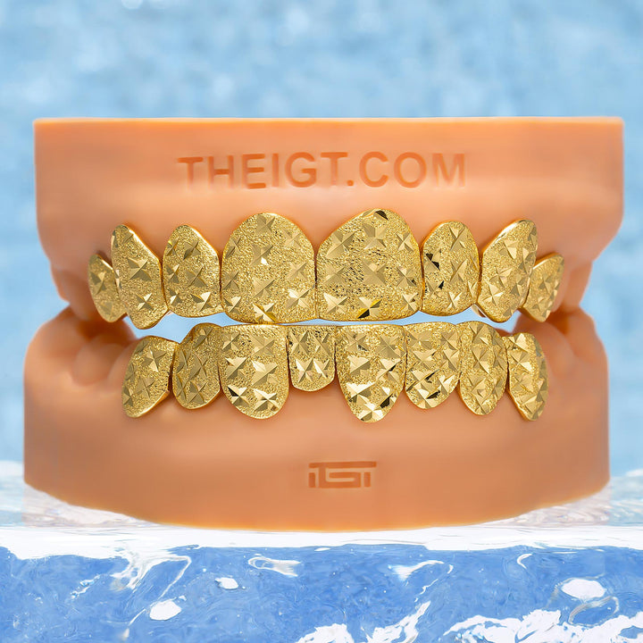 Custom Diamond Cut & Diamond Dust Grillz