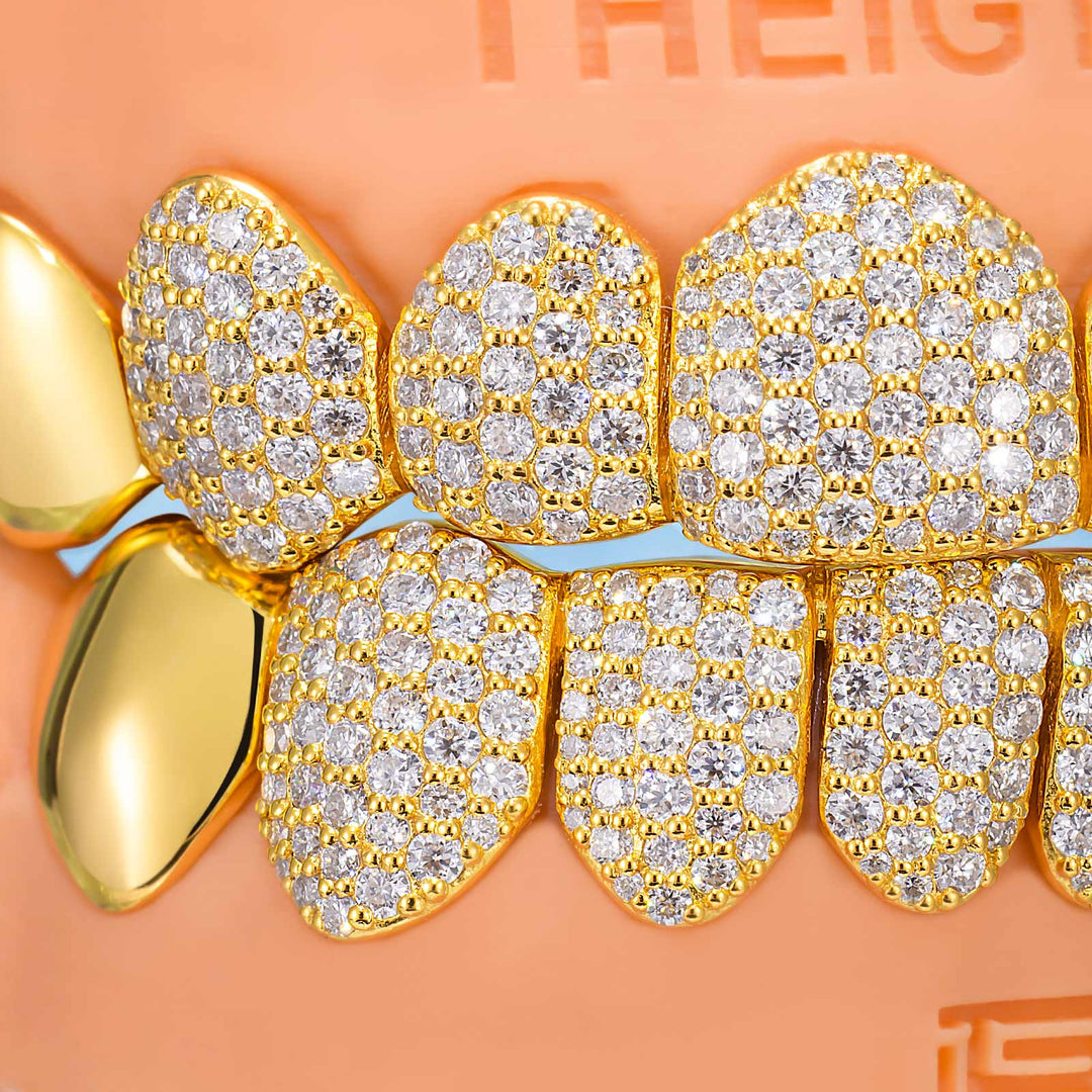 Custom End Capped Moissanite Grillz