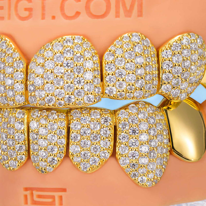 Custom End Capped Moissanite Grillz