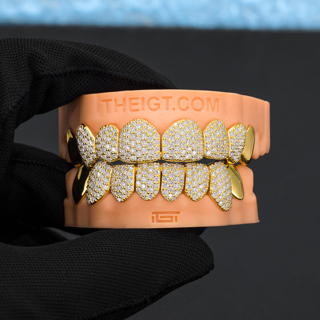 Custom End Capped Moissanite Grillz