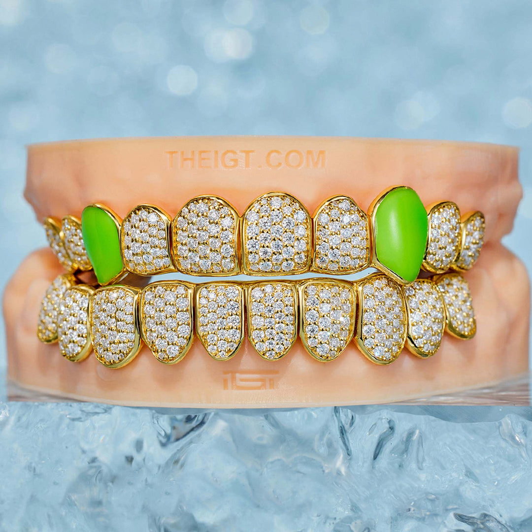 Custom Glow Fangs Grillz