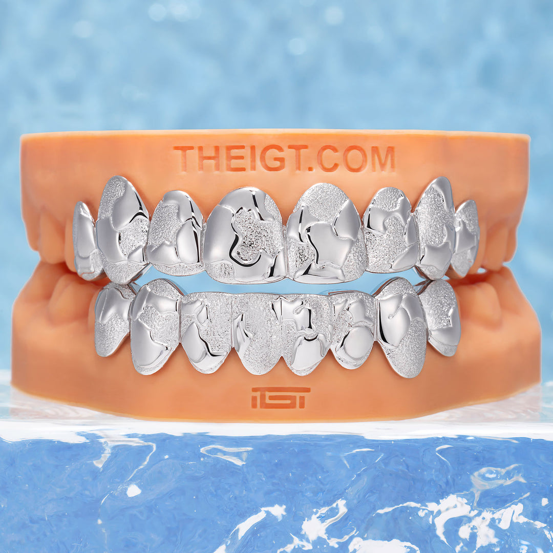 Custom Jigsaw Diamond Dust Grillz