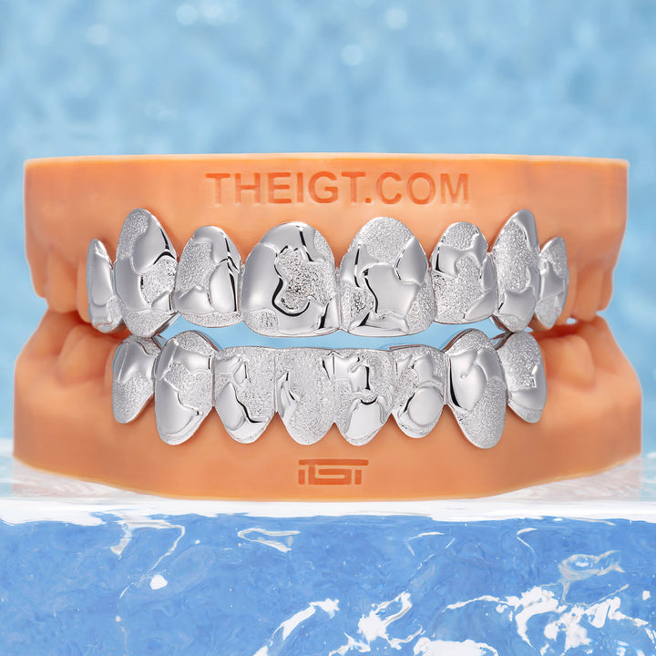 Custom Jigsaw Diamond Dust Grillz