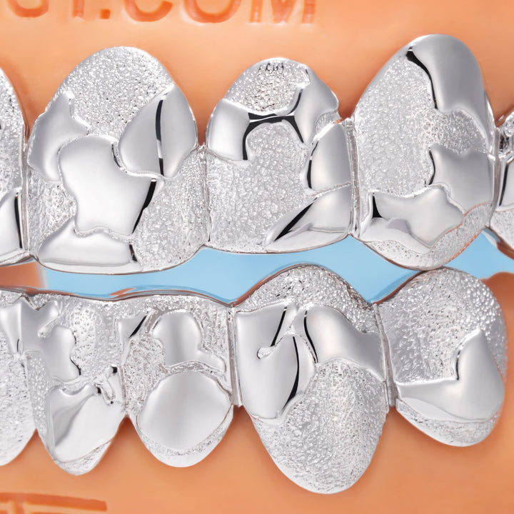 Custom Jigsaw Diamond Dust Grillz