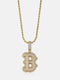 Custom Made B Moissanite Pendant