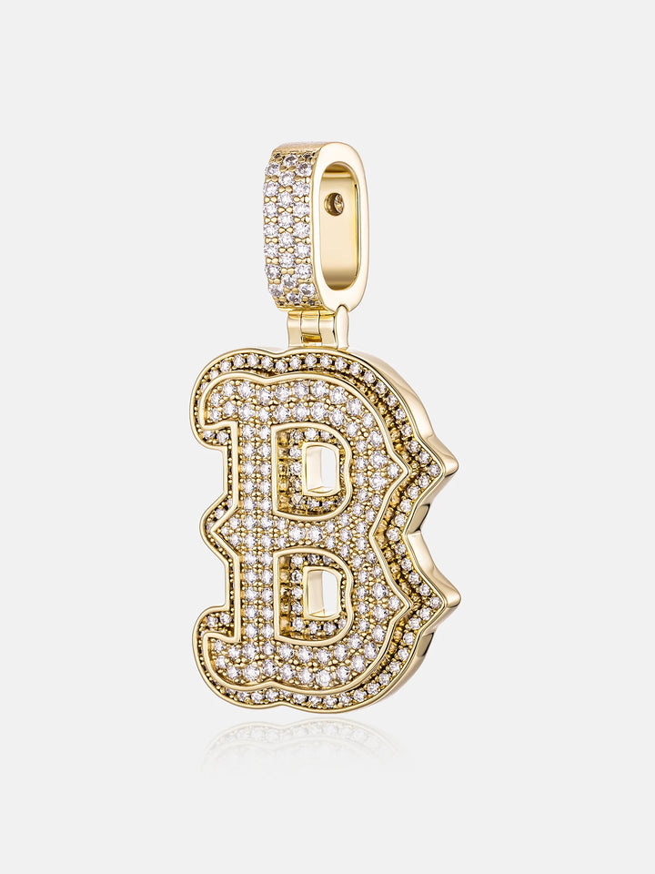 Custom Made B Moissanite Pendant