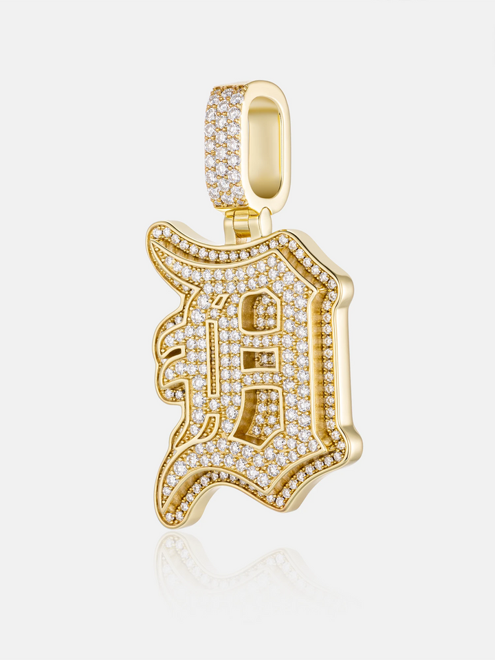 Custom Made D Moissanite Pendant