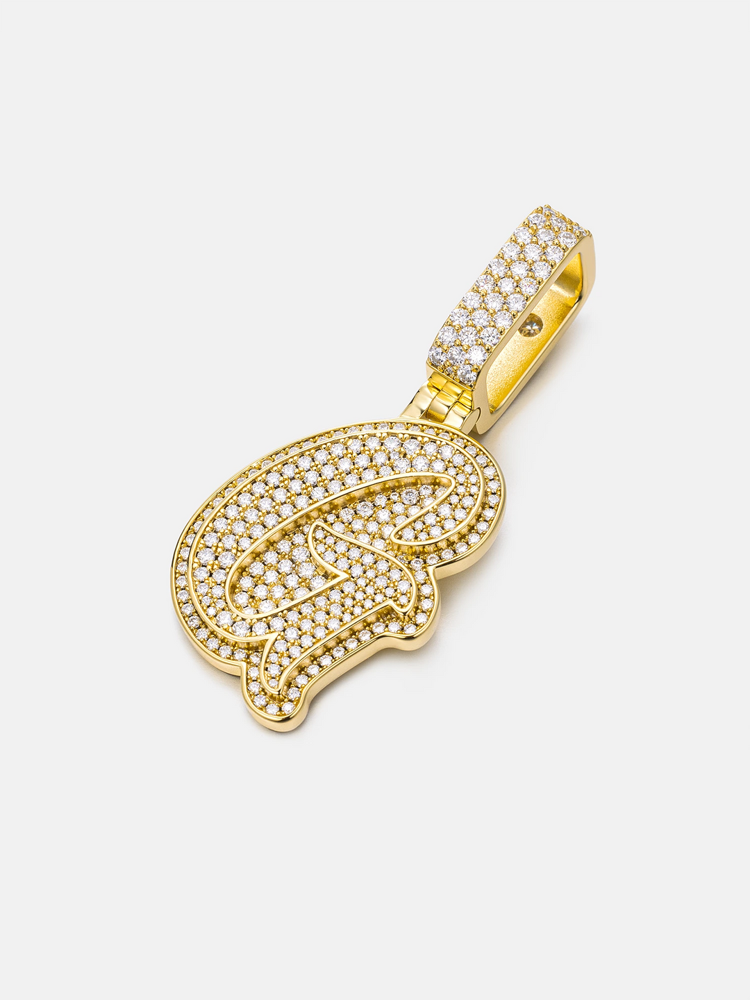 Custom Made G Moissanite Pendant