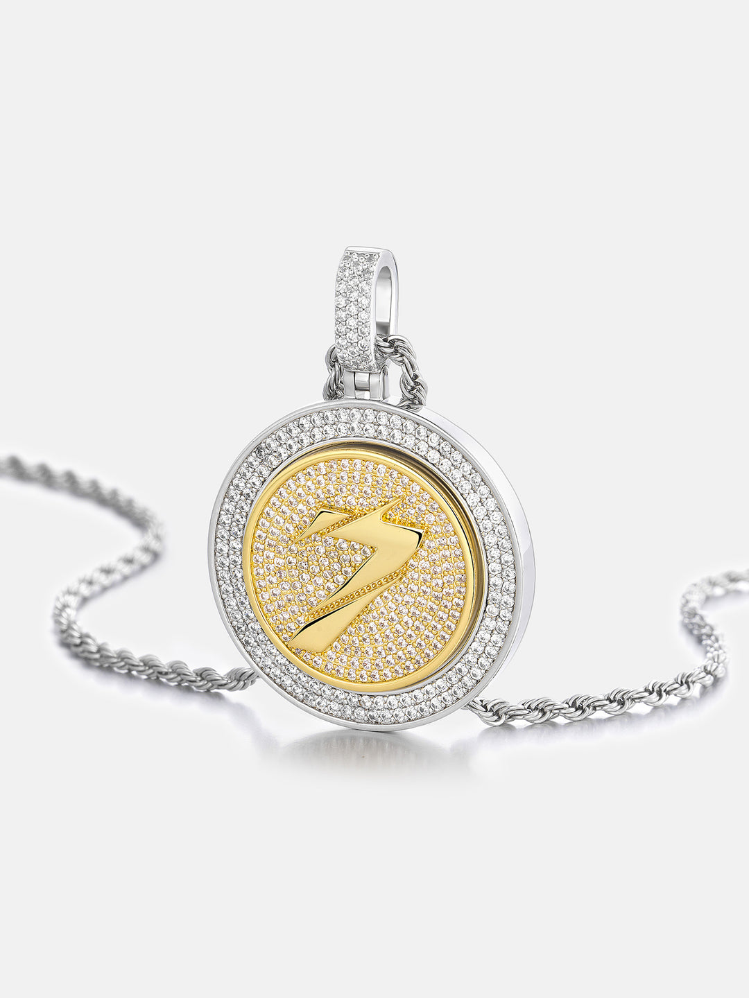 Custom Rotatable Number Medallion Pendant - ICEGIANT