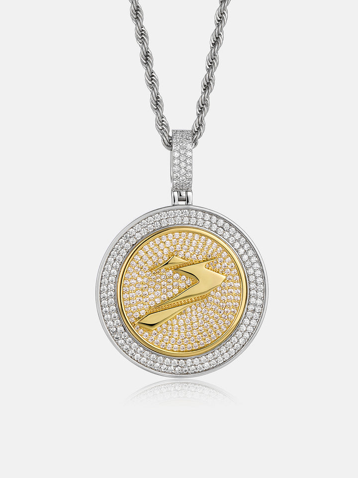 Custom Rotatable Number Medallion Pendant - ICEGIANT