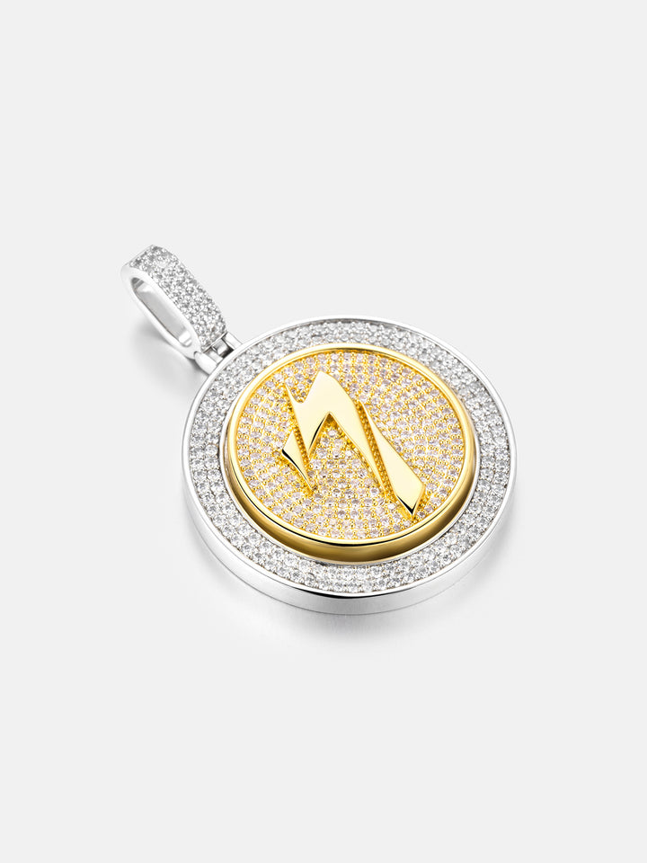 Custom Rotatable Number Medallion Pendant - ICEGIANT