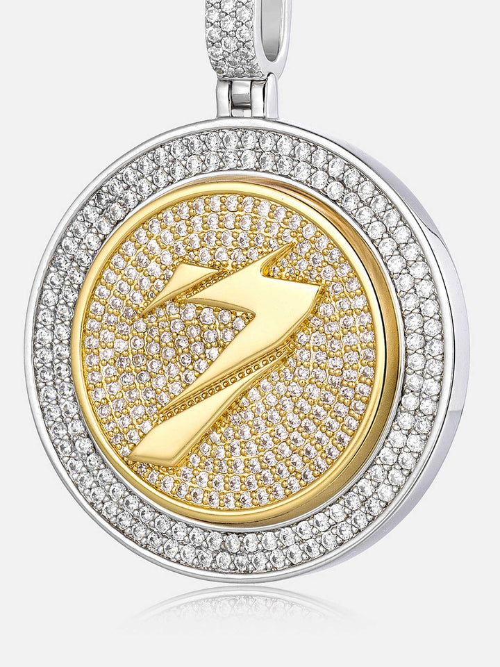 Custom Rotatable Number Medallion Pendant - ICEGIANT