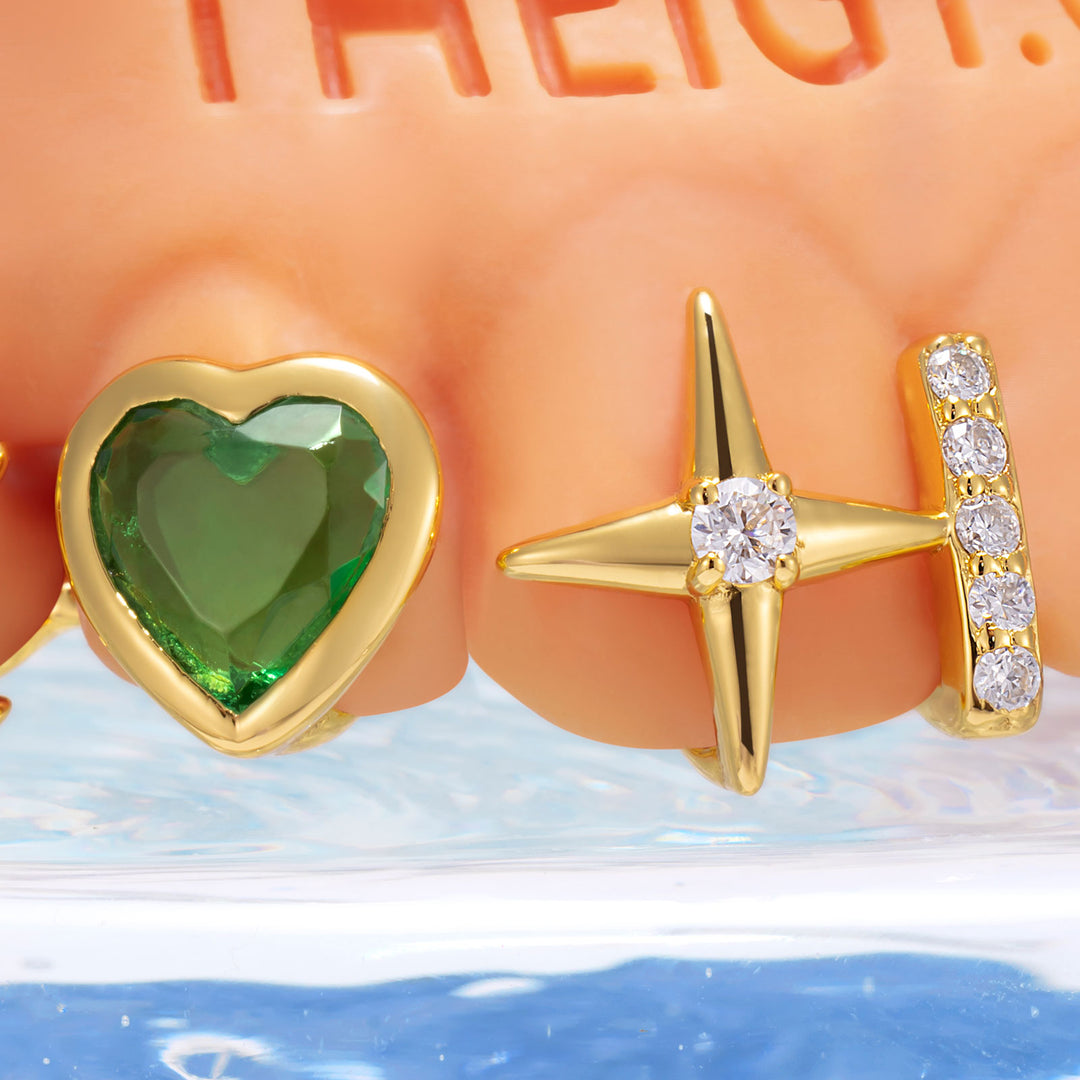 Custom Ruby & Leopard Grillz
