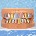 Custom Tri-Tone Solid Grillz