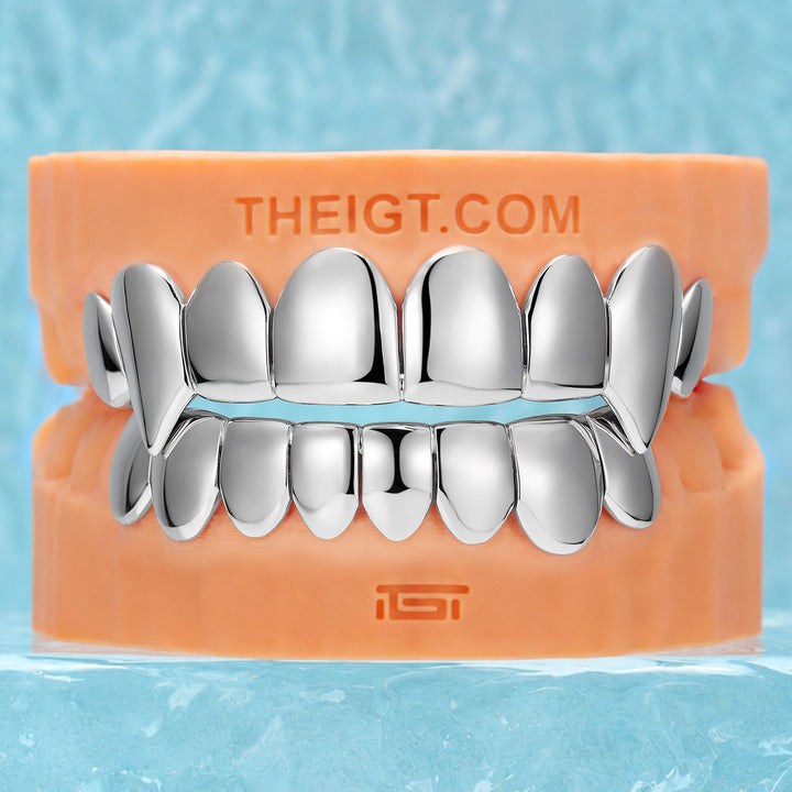Custom Vampire Polished Gold Grillz