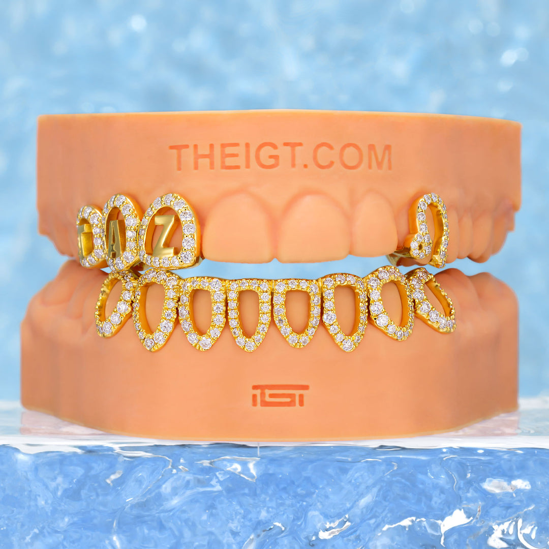 Custom Zodiac Initials Bar Grillz