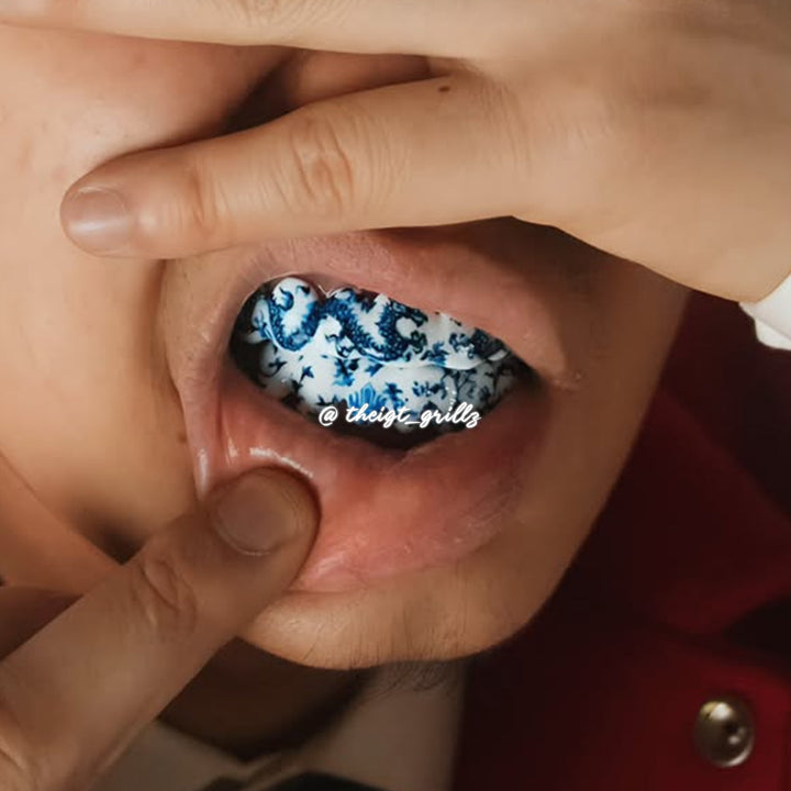 Custom Enamel Porcelain Grillz