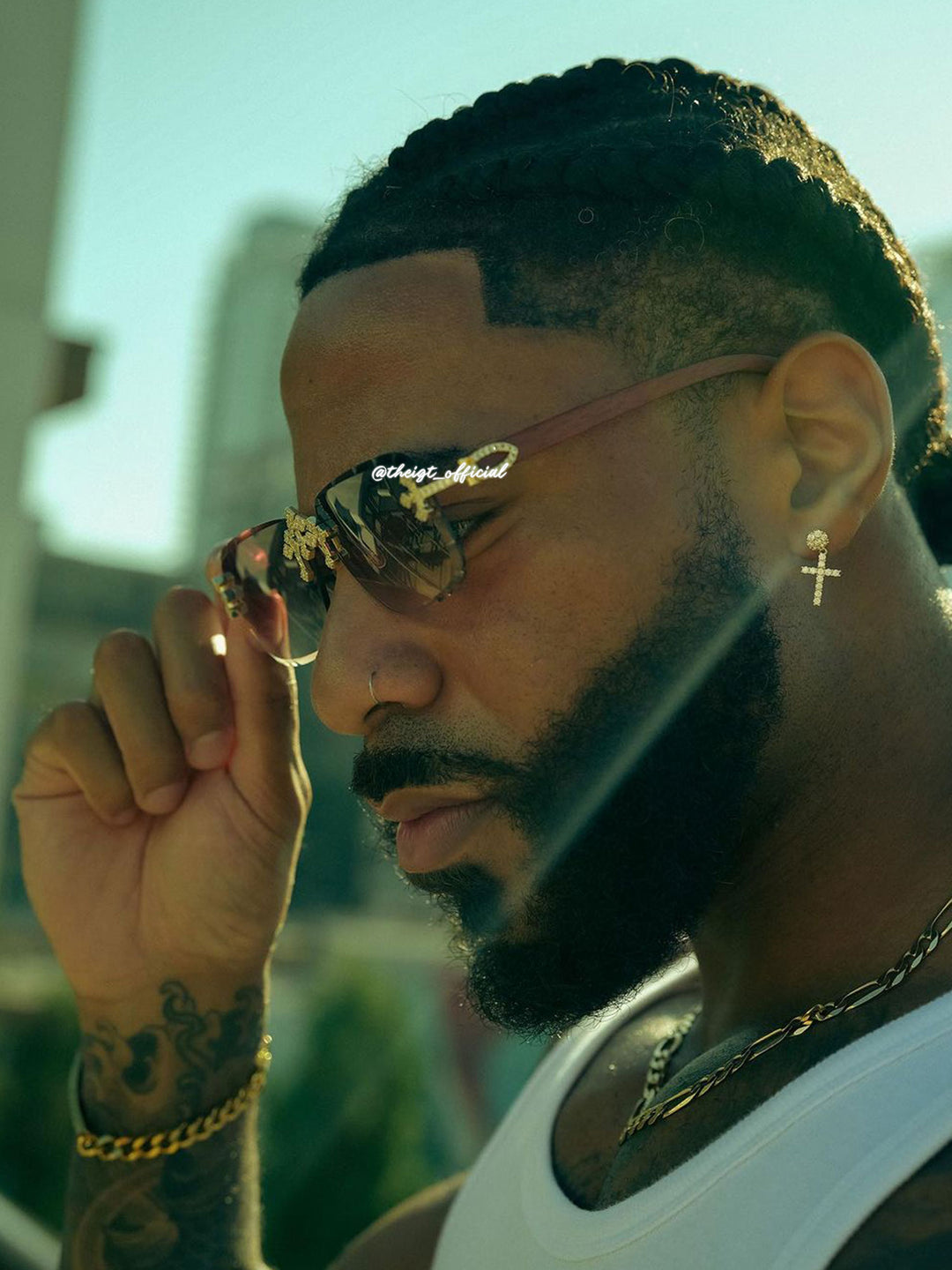 Custom Fleuree S925 Moissanite Sunglasses